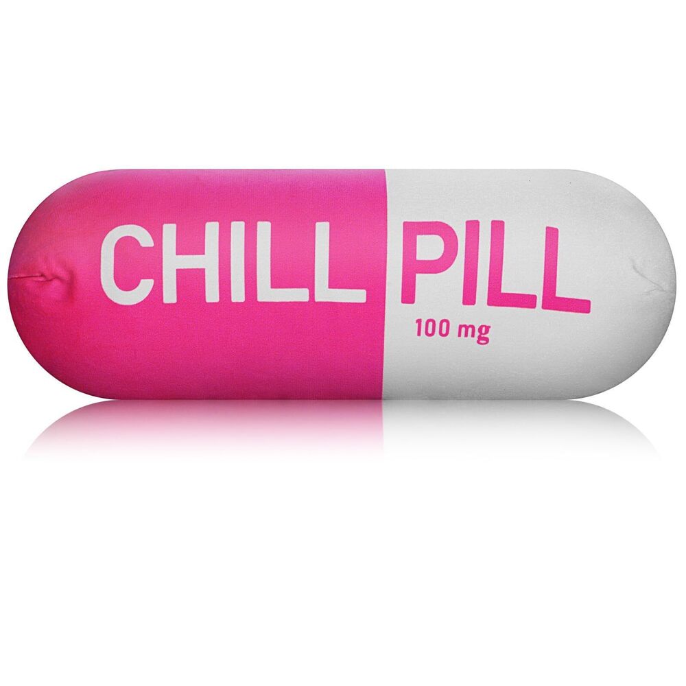 9173 Chill Pill Pillow, Aesthetic Throw Pillows, TIKTOK Dorm Throw Pillows